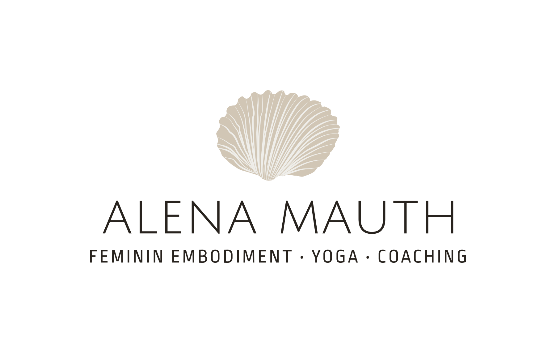 Transparent Logo Alena mauth feminin embodiment yoga and coaching