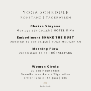yoga summer Konstanz, frauen, vinyasa, chakras, Energie, zyklus